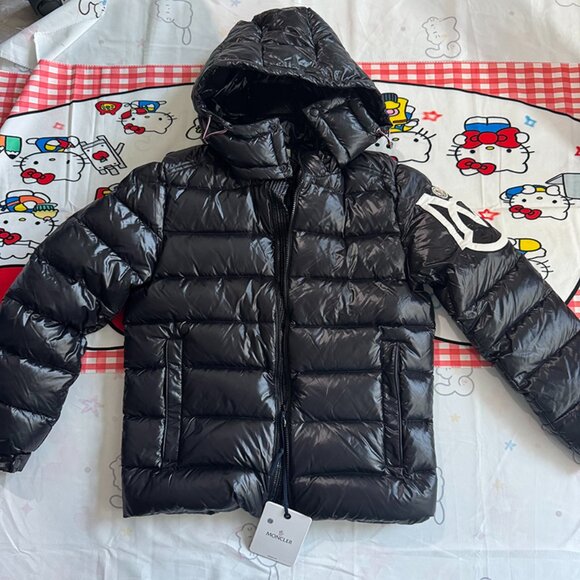 Moncler Jackets & Blazers - Moncler Short Shiny Down Jacket With Hood